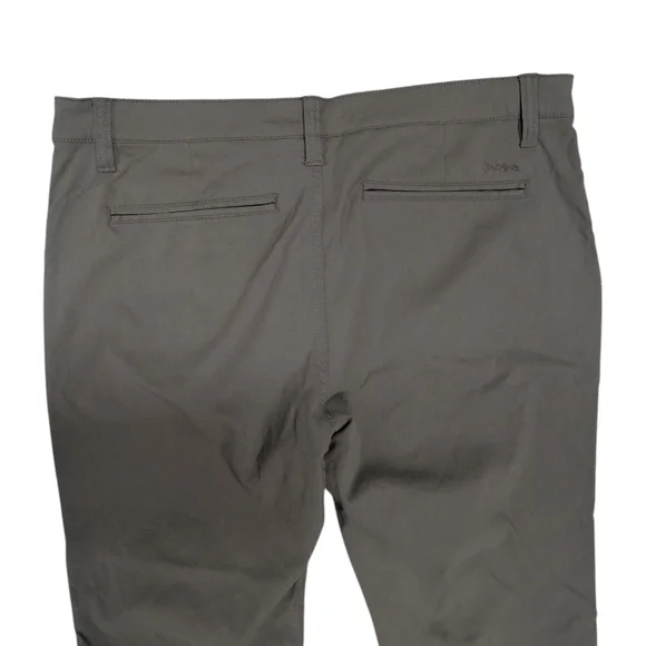 Prana Zion Chino Pants Olive Green Size 38x32 - Picture 4 of 10